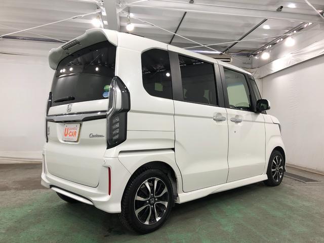 Ｎ−ＢＯＸカスタムＧ・Ｌホンダセンシング　走行３．７万　ひょう害　ナビ　電スラ禁煙車　点検記録簿あり　１年保証距離無制限　走行距離３７５３５キロ　オールシーズンタイヤ　フルセグナビ　ＢＴオーディオ　ＥＴＣ　純正カーペットマット　　ＬＥＤヘッドランプ　片側電動スライドドア（埼玉県）の中古車