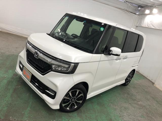 Ｎ−ＢＯＸカスタムＧ・Ｌホンダセンシング　走行３．７万　ひょう害　ナビ　電スラ禁煙車　点検記録簿あり　１年保証距離無制限　走行距離３７５３５キロ　オールシーズンタイヤ　フルセグナビ　ＢＴオーディオ　ＥＴＣ　純正カーペットマット　　ＬＥＤヘッドランプ　片側電動スライドドア（埼玉県）の中古車