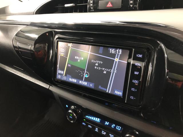 ハイラックスＺ　４ＷＤ／軽油／車検整備付／走行距離２９５８６キロ／ナビ１年保証距離無制限　走行距離２９５８６キロ　４ＷＤ　軽油　走行距離２９５８６キロ　フルセグナビ　ブルートゥース　ドラレコ　フロアマット　サイドエアバッグ　ＬＥＤヘッドランプ　アイドリングストップ（埼玉県）の中古車