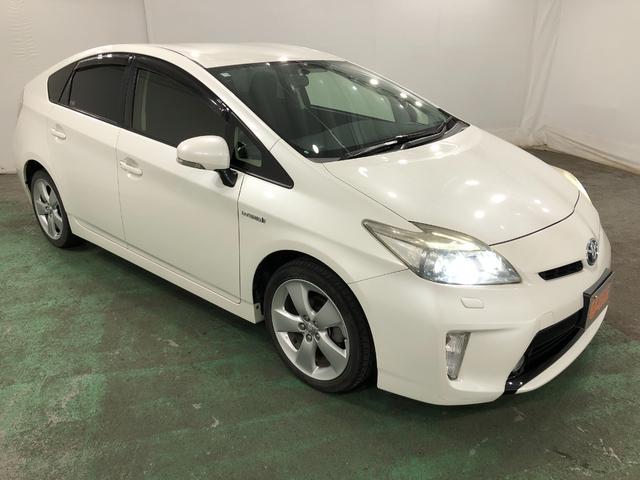 プリウスＳツーリングセレクション　修復歴／車検整備付／純正マット１年保証距離無制限　走行距離１１２０４３キロ　車検整備付　純正カーペットマット　助手席エアバッグ　サイドエアバッグ　オートライト　ＬＥＤヘッドランプ　電動格納式ドアミラー（埼玉県）の中古車