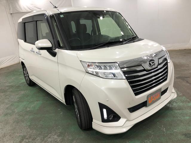 トールカスタムＧ　ターボ　ＳＡIII　車検整備付　純正ナビ１年保証距離無制限　走行距離２５２５４キロ　バックモニター　ＥＴＣ　ＦＲドラレコ　純正マット　ＬＥＤヘッドランプ　アイドリングストップ　シートヒーター　左右パワースライドドア（埼玉県）の中古車