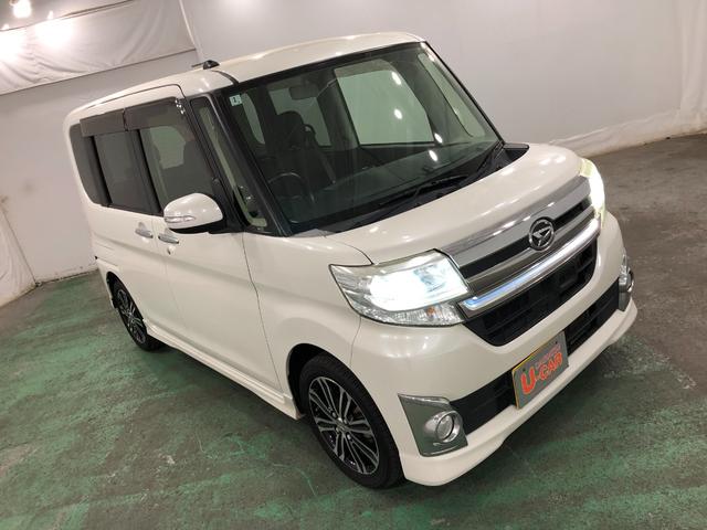 タントカスタムＲＳ　ＳＡ　走行４３４２０キロ／ナビバックカメラ保証１年間・距離無制限付き　キーフリー　ナビ　バックカメラ　ＵＳＢ入力端子　ブルートゥース　両側電動スライドドア　ＬＥＤヘッドライト　オートライト（埼玉県）の中古車