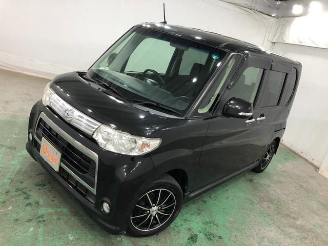 タントカスタムＸ　走行１０４３５９キロ／マット／ＨＩＤヘッドランプ１年保証距離無制限　走行距離１０４３５９キロ　マット　助手席エアバッグ　ＨＩＤヘッドランプ　アイドリングストップ　片側電動スライドドア　オートエアコン　電動格納式ドアミラー（埼玉県）の中古車