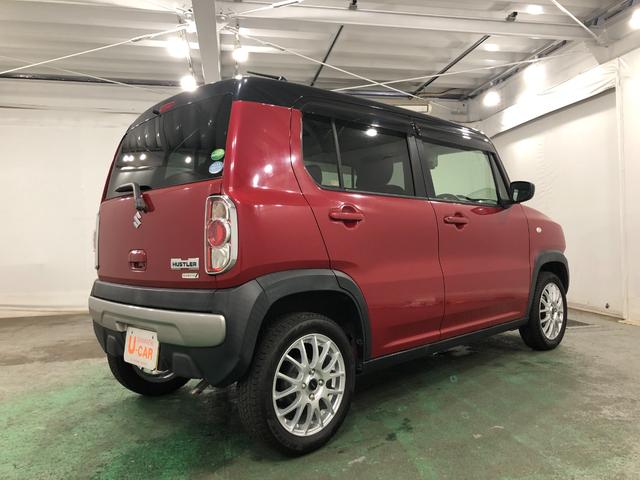 ハスラーＧ　走行距離３７９９８キロ／ワンセグナビ／カーペットマット１年保証距離無制限　走行距離３７９９８キロ　ワンセグナビ　純正カーペットマット　アイドリングストップ　シートヒーター　電動格納式ドアミラー　オートエアコン（埼玉県）の中古車