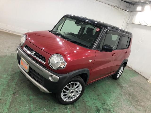 ハスラーＧ　走行距離３７９９８キロ／ワンセグナビ／カーペットマット１年保証距離無制限　走行距離３７９９８キロ　ワンセグナビ　純正カーペットマット　アイドリングストップ　シートヒーター　電動格納式ドアミラー　オートエアコン（埼玉県）の中古車