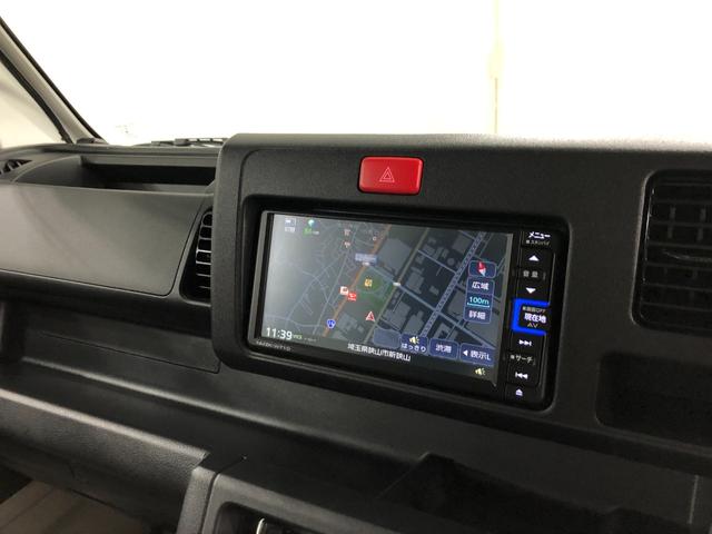 ハイゼットトラックエクストラＳＡIIIｔ　４ＷＤ／走行距離３８０６キロ／ナビ１年保証距離無制限　走行距離３８０６キロ　４ＷＤ　フルセグナビ　ブルートゥース　純正マット　助手席エアバッグ　クリアランスソナー　オートライト　ＬＥＤヘッドランプ（埼玉県）の中古車