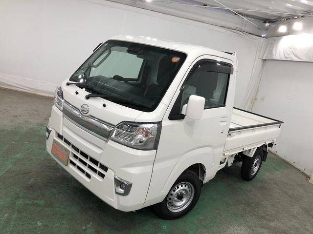 ハイゼットトラックエクストラＳＡIIIｔ　４ＷＤ／走行距離３８０６キロ／ナビ１年保証距離無制限　走行距離３８０６キロ　４ＷＤ　フルセグナビ　ブルートゥース　純正マット　助手席エアバッグ　クリアランスソナー　オートライト　ＬＥＤヘッドランプ（埼玉県）の中古車