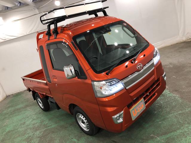 ハイゼットトラックジャンボＳＡIIIｔ　４ＷＤ／ＭＴ車／走行距離１９５９１キロ１年保証距離無制限　走行１９５９１キロ　４ＷＤ　ＭＴ　ルーフキャリア　Ｃソナー　オートライト　ＬＥＤヘッドランプ　助手席エアバック　純正マット　パワーウィンドウ　５速マニュアル　横滑り防止システム（埼玉県）の中古車