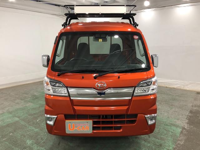 ハイゼットトラックジャンボＳＡIIIｔ　４ＷＤ／ＭＴ車／走行距離１９５９１キロ１年保証距離無制限　走行１９５９１キロ　４ＷＤ　ＭＴ　ルーフキャリア　Ｃソナー　オートライト　ＬＥＤヘッドランプ　助手席エアバック　純正マット　パワーウィンドウ　５速マニュアル　横滑り防止システム（埼玉県）の中古車