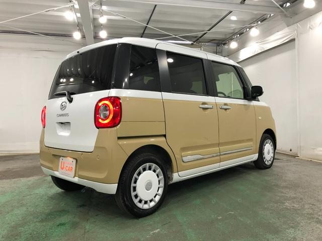 ムーヴキャンバスストライプスＧ　走行距離７２８８キロ／シートヒーター／マットワンオーナー　禁煙車　電動パーキングブレーキ　マット　サイドエアバッグ　ＬＥＤヘッドランプ　アイドリングストップ　シートヒーター　両側電動スライドドア　プッシュボタンスタート　オート格納式ドアミラー（埼玉県）の中古車