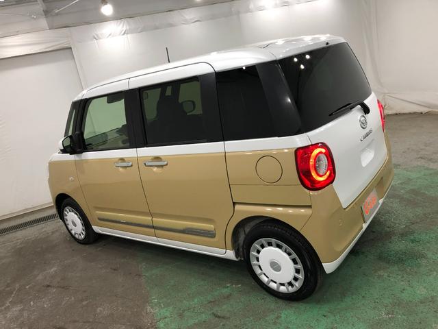ムーヴキャンバスストライプスＧ　走行距離７２８８キロ／シートヒーター／マットワンオーナー　禁煙車　電動パーキングブレーキ　マット　サイドエアバッグ　ＬＥＤヘッドランプ　アイドリングストップ　シートヒーター　両側電動スライドドア　プッシュボタンスタート　オート格納式ドアミラー（埼玉県）の中古車