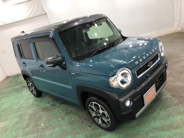 ハスラーハイブリッドＸターボ　車検整備付／走行１５３８２キロ／ナビ１年保証距離無制限　走行距離１５３８２キロ　車検整備付　フルセグナビ　全周囲カメラ　ドラレコ　カーペットマット　サイドエアバッグ　ＬＥＤヘッドランプ　アイドリングストップ　電動格納式ドアミラー（埼玉県）の中古車