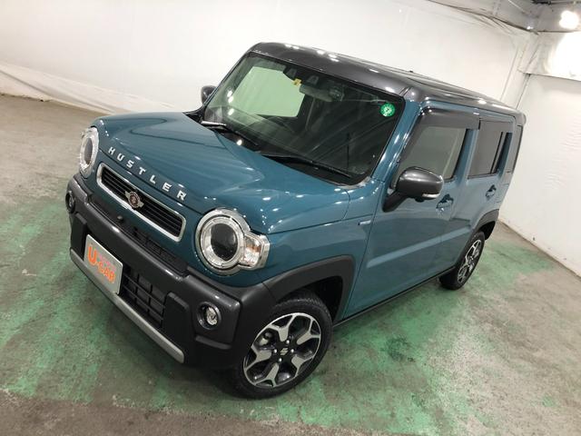 ハスラーハイブリッドＸターボ　車検整備付／走行１５３８２キロ／ナビ１年保証距離無制限　走行距離１５３８２キロ　車検整備付　フルセグナビ　全周囲カメラ　ドラレコ　カーペットマット　サイドエアバッグ　ＬＥＤヘッドランプ　アイドリングストップ　電動格納式ドアミラー（埼玉県）の中古車