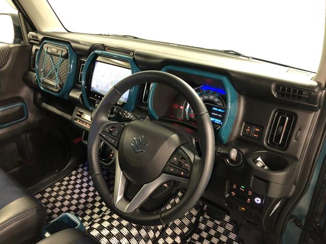 ハスラーハイブリッドＸターボ　車検整備付／走行１５３８２キロ／ナビ１年保証距離無制限　走行距離１５３８２キロ　車検整備付　フルセグナビ　全周囲カメラ　ドラレコ　カーペットマット　サイドエアバッグ　ＬＥＤヘッドランプ　アイドリングストップ　電動格納式ドアミラー（埼玉県）の中古車