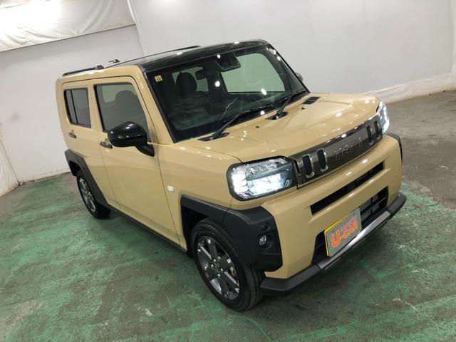 タフトＧターボ　ダーククロムベンチャー　走行距離３７１３キロ１年保証距離無制限　走行距離３７１３キロ　純正マット　サイドエアバッグ　ＬＥＤヘッドランプ　アイドリングストップ　シートヒーター　プッシュボタンスタート　オート格納式ドアミラー　キーフリー（埼玉県）の中古車