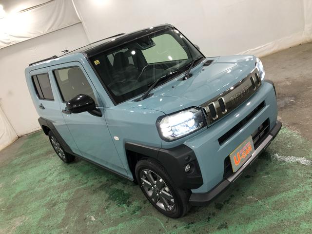 タフトＧターボ　ダーククロムベンチャー　走行距離５５４４キロ１年保証距離無制限　走行距離５５４４キロ　純正マット　サイドエアバッグ　ＬＥＤヘッドランプ　アイドリングストップ　シートヒーター　プッシュボタンスタート　オート格納式ドアミラー　キーフリー（埼玉県）の中古車