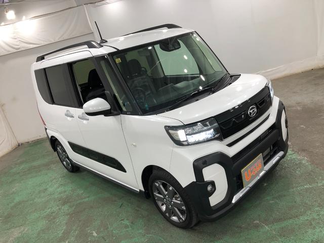 タントファンクロスターボ　４ＷＤ／走行距離７３１０キロ／純正マット１年保証距離無制限　走行距離７３１０キロ　純正マット　サイドエアバッグ　ＬＥＤヘッドランプ　アイドリングストップ　シートヒーター　両側電動スライドドア　プッシュボタンスタート　オート格納式ドアミラー（埼玉県）の中古車