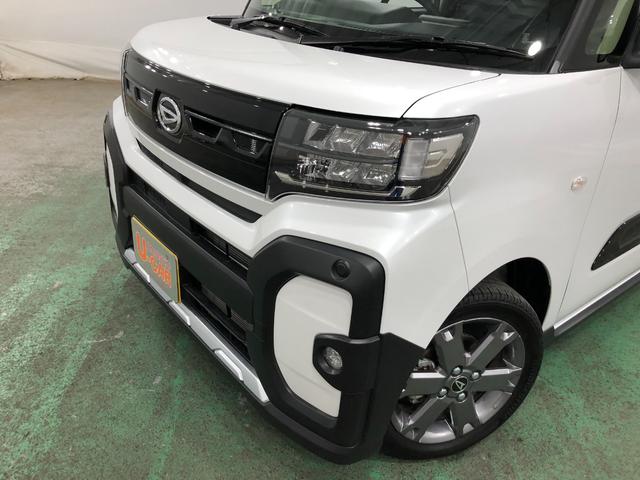 タントファンクロスターボ　４ＷＤ／走行距離７３１０キロ／純正マット１年保証距離無制限　走行距離７３１０キロ　純正マット　サイドエアバッグ　ＬＥＤヘッドランプ　アイドリングストップ　シートヒーター　両側電動スライドドア　プッシュボタンスタート　オート格納式ドアミラー（埼玉県）の中古車