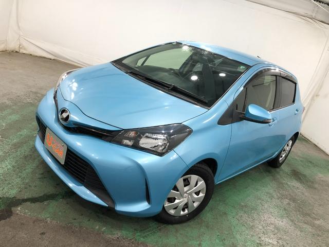 ヴィッツＦ　車検整備付／走行距離４３０９４キロ／ワンセグナビ／マット１年保証距離無制限　走行距離４３０９４キロ　ワンセグナビ　ブルートゥース　ドラレコ　純正カーペットマット　助手席エアバッグ　ＬＥＤヘッドランプ　アイドリングストップ（埼玉県）の中古車