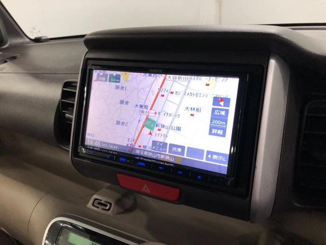 Ｎ−ＢＯＸＧ・Ｌパッケージ　車検整備付　ナビ・バックモニター付１年保証距離無制限　走行距離６１９００キロ　車検整備付　純正マット　助手席エアバッグ　左右パワースライドドア　ＥＴＣ　ＥＳＣ付（埼玉県）の中古車