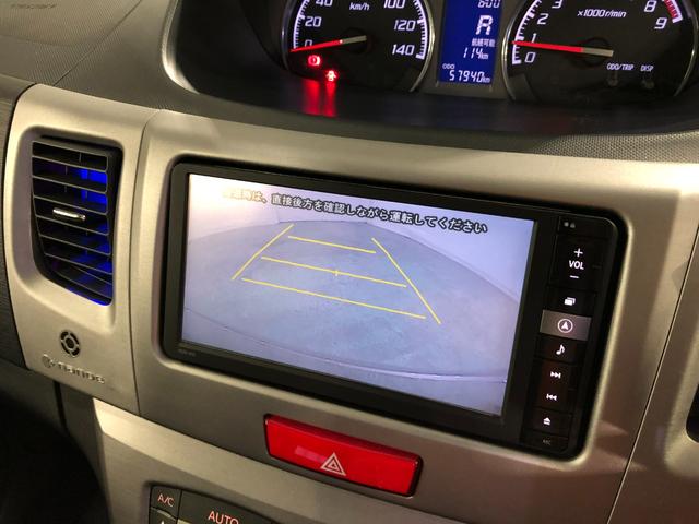ムーヴカスタム　Ｘ　４ＷＤ／走行距離５７９４０キロ／バックカメラ１年保証距離無制限　走行距離５７９４０キロ　４ＷＤ　ナビ　バックカメラ　ブルートゥース　ＤＶＤ再生　純正マット　助手席エアバッグ　ＨＩＤヘッドランプ　アイドリングストップ　プッシュボタンスタート（埼玉県）の中古車