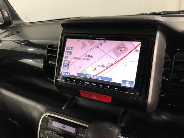 Ｎ−ＢＯＸカスタムＧ・Ｌパッケージ　雹害一年保証・走行距離無制限　走行距離７５２５５キロ　ナビ　オートライト　ＨＩＤヘッドランプ　ベンチシート　片側電動スライドドア（埼玉県）の中古車