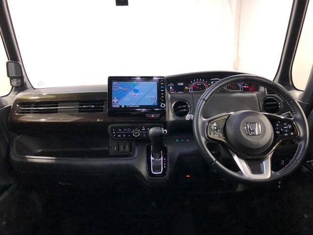 Ｎ−ＢＯＸカスタムＧ・Ｌターボホンダセンシング　走行距離１２８３７キロ／ナビ１年保証距離無制限　走行距離１２８３７キロ　純正ナビ　バックカメラ　ブルートゥース　前後ドライブレコーダー　純正マット　サイドエアバッグ　ＬＥＤヘッドランプ　両側電動スライドドア　電動格納式ドアミラー（埼玉県）の中古車