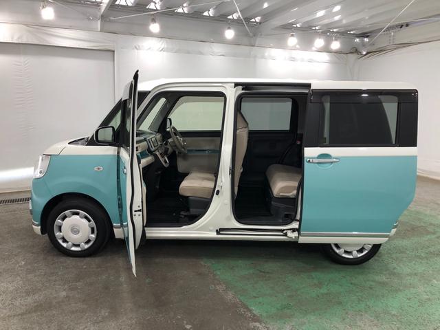 ムーヴキャンバスＧメイクアップリミテッド　ＳＡIII　ナビ／バックカメラ１年保証・走行距離無制限　走行距離　２１８２９キロ　フルセグナビ　ブルートゥース　ＵＳＢ　全周囲カメラ　ＤＶＤ再生　ドラレコ　オートライト　ＬＥＤヘッドランプ　シートヒーター　両側電動スライドドア（埼玉県）の中古車