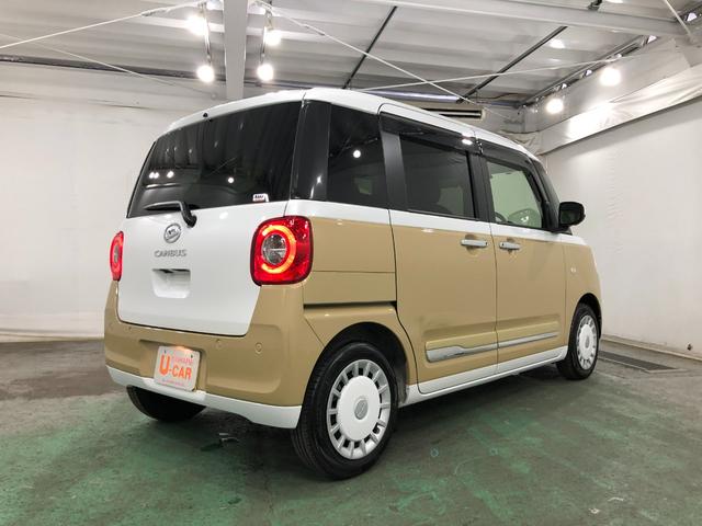 ムーヴキャンバスストライプスＧ　走行距離３０３５キロ／純正ナビ／ドラレコ１年保証距離無制限　走行距離３０３５キロ　純正フルセグナビ　パノラマモニター　ドラレコ　純正マット　サイドエアバッグ　ＬＥＤヘッドランプ　アイドリングストップ　シートヒーター　両側電動スライドドア（埼玉県）の中古車