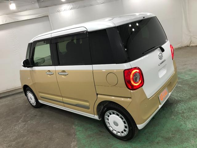 ムーヴキャンバスストライプスＧ　走行距離３０３５キロ／純正ナビ／ドラレコ１年保証距離無制限　走行距離３０３５キロ　純正フルセグナビ　パノラマモニター　ドラレコ　純正マット　サイドエアバッグ　ＬＥＤヘッドランプ　アイドリングストップ　シートヒーター　両側電動スライドドア（埼玉県）の中古車