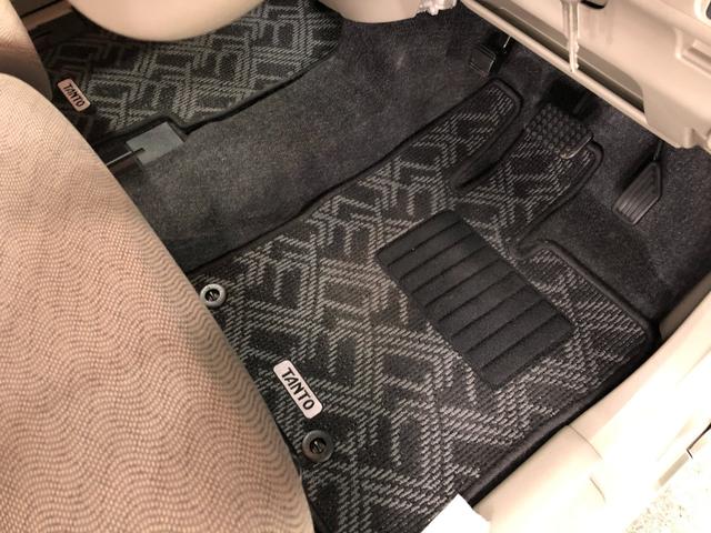 タントＬ　走行距離４２９４５キロ／ＣＤチューナー／マット／バイザー１年保証距離無制限　走行距離４２９４５キロ　ＣＤチューナー　純正カーペットマット　ワイドバイザー　助手席エアバッグ　アイドリングストップ　ベンチシート　片側スライドドア（埼玉県）の中古車