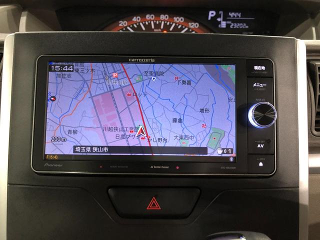 タントＸ　車検整備付／走行距離２３２０２キロ／ナビ／バックカメラ１年保証距離無制限　走行距離２３２０２キロ　社外フルセグナビ　バックカメラ　ブルートゥース　純正マット　オートライト　アイドリングストップ　片側電動スライドドア（埼玉県）の中古車