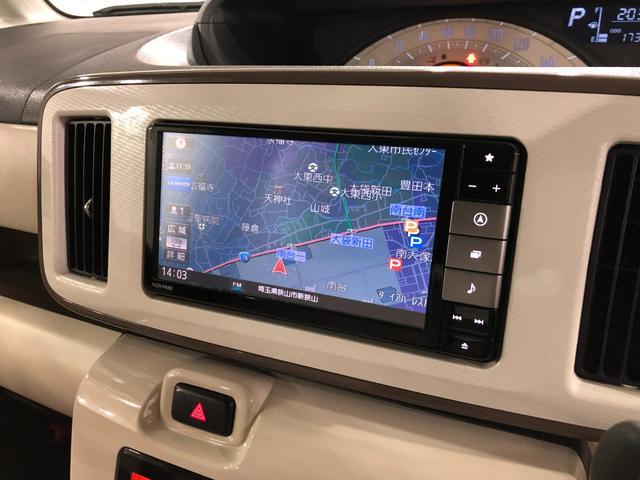 ムーヴキャンバスＸメイクアップ　ＳＡIII　走行距離１７３９６キロ／純正ナビ１年保証距離無制限　走行距離１７３９６キロ　純正フルセグナビ　バックカメラ　ブルートゥース　純正マット　サイドエアバッグ　オートライト　アイドリングストップ　スマートアシスト３　オート格納式ドアミラー（埼玉県）の中古車
