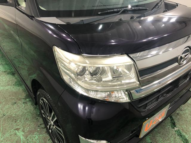 タントカスタムＲＳ　ＳＡ　両側電動スライドドア一年保証走行距離無制限　走行距離６９１８６キロ　ＣＤラジオ　プッシュボタンスタート　キーフリー　オートライト　ＨＩＤヘッドランプ　両側電動スライドドア（埼玉県）の中古車
