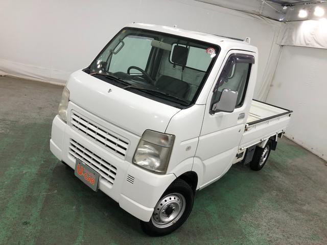 スクラムトラックＫＣスペシャル　車検整備付　５ＭＴ　ＡＭ・ＦＭラジオ一年保証・走行距離無制限　走行距離８３３９４キロ　助手席エアバック　純正カーペットマット　ＡＭ・ＦＭラジオ　マニュアル車　車検整備付（東京都）の中古車