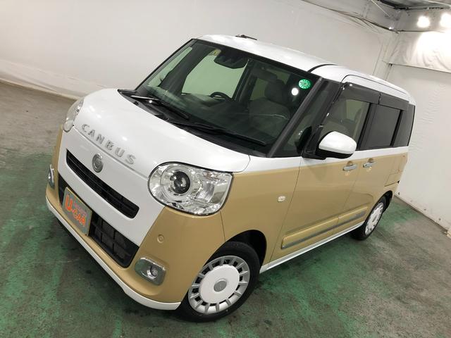 ムーヴキャンバスストライプスＧ　修復歴／走行距離１５２６３キロ／ナビドラレコ１年保証距離無制限　走行距離１５２６３キロ　純正フルセグナビ　バックカメラ　ドラレコ　純正マット　サイドエアバッグ　ＬＥＤヘッドランプ　アイドリングストップ　シートヒーター　両側電動スライドドア（埼玉県）の中古車