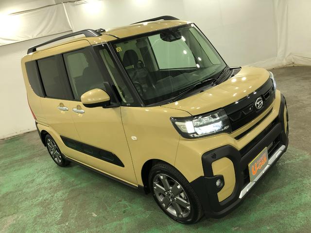 タントファンクロスターボ　走行距離３８４１キロ／ＬＥＤヘッドランプ１年保証距離無制限　走行距離３８４１キロ　純正マット　サイドエアバッグ　ＬＥＤヘッドランプ　アイドリングストップ　シートヒーター　両側電動スライドドア　オート格納式ドアミラー　電動パーキングブレーキ（埼玉県）の中古車