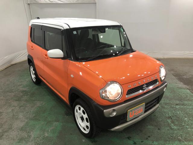 ハスラーＧ　ナビ一年保証・走行距離無制限　走行距離５１９２０キロ　フルセグナビ　ブルートゥース　ＤＶＤ再生　アイドリングストップ　ベンチシート　シートヒーター（東京都）の中古車