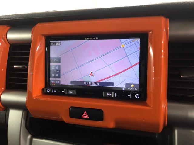 ハスラーＧ　ナビ一年保証・走行距離無制限　走行距離５１９２０キロ　フルセグナビ　ブルートゥース　ＤＶＤ再生　アイドリングストップ　ベンチシート　シートヒーター（東京都）の中古車