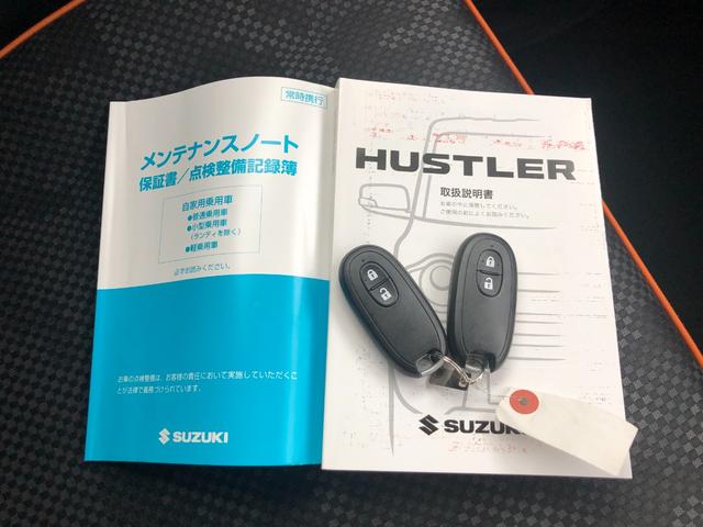 ハスラーＧ　ナビ一年保証・走行距離無制限　走行距離５１９２０キロ　フルセグナビ　ブルートゥース　ＤＶＤ再生　アイドリングストップ　ベンチシート　シートヒーター（東京都）の中古車