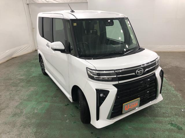 タントカスタムＸ一年保証・走行距離無制限　走行距離３０２８キロ　助手席エアバック　純正カーペットマット　サイドエアバッグ　クリアランスソナー　ＬＥＤヘッドライト　シートヒーター　両側電動スライドドア（東京都）の中古車