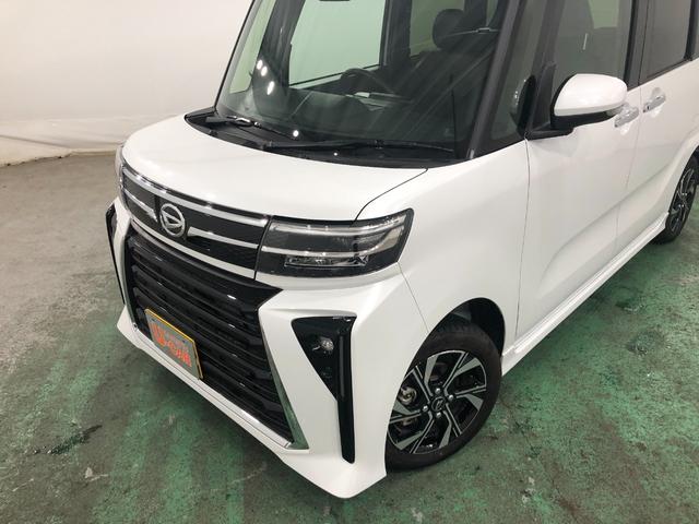タントカスタムＸ一年保証・走行距離無制限　走行距離３０２８キロ　助手席エアバック　純正カーペットマット　サイドエアバッグ　クリアランスソナー　ＬＥＤヘッドライト　シートヒーター　両側電動スライドドア（東京都）の中古車