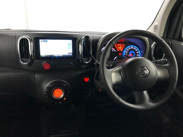 キューブ１５Ｇ　車検整備付／走行２２１２１キロ／ナビバックカメラ１年保証距離無制限付き　オートエアコン　ナビバックカメラ　キーフリー　純正フロアマット　ベンチシート　純正リアスモークガラス　純正アルミホイール（埼玉県）の中古車
