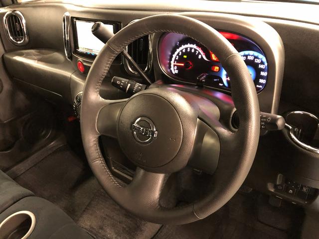 キューブ１５Ｇ　車検整備付／走行２２１２１キロ／ナビバックカメラ１年保証距離無制限付き　オートエアコン　ナビバックカメラ　キーフリー　純正フロアマット　ベンチシート　純正リアスモークガラス　純正アルミホイール（埼玉県）の中古車