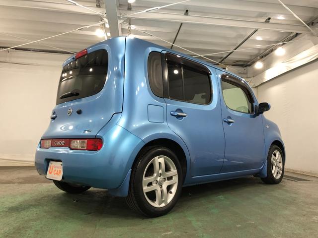 キューブ１５Ｇ　車検整備付／走行２２１２１キロ／ナビバックカメラ１年保証距離無制限付き　オートエアコン　ナビバックカメラ　キーフリー　純正フロアマット　ベンチシート　純正リアスモークガラス　純正アルミホイール（埼玉県）の中古車