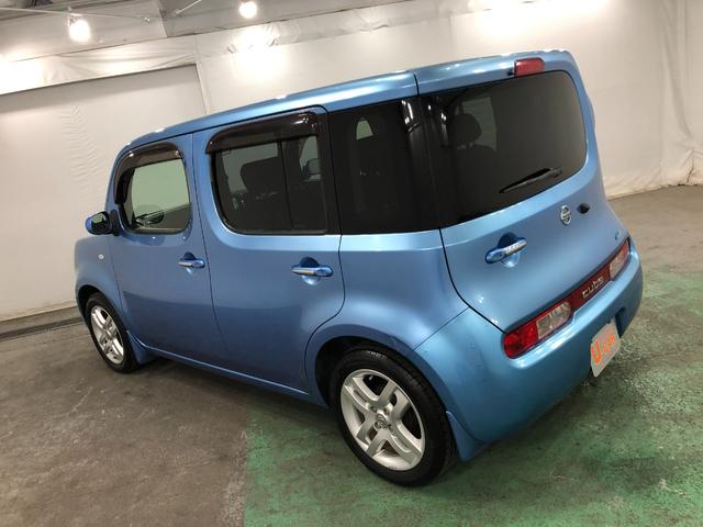 キューブ１５Ｇ　車検整備付／走行２２１２１キロ／ナビバックカメラ１年保証距離無制限付き　オートエアコン　ナビバックカメラ　キーフリー　純正フロアマット　ベンチシート　純正リアスモークガラス　純正アルミホイール（埼玉県）の中古車