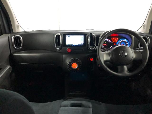 キューブ１５Ｇ　車検整備付／走行２２１２１キロ／ナビバックカメラ１年保証距離無制限付き　オートエアコン　ナビバックカメラ　キーフリー　純正フロアマット　ベンチシート　純正リアスモークガラス　純正アルミホイール（埼玉県）の中古車