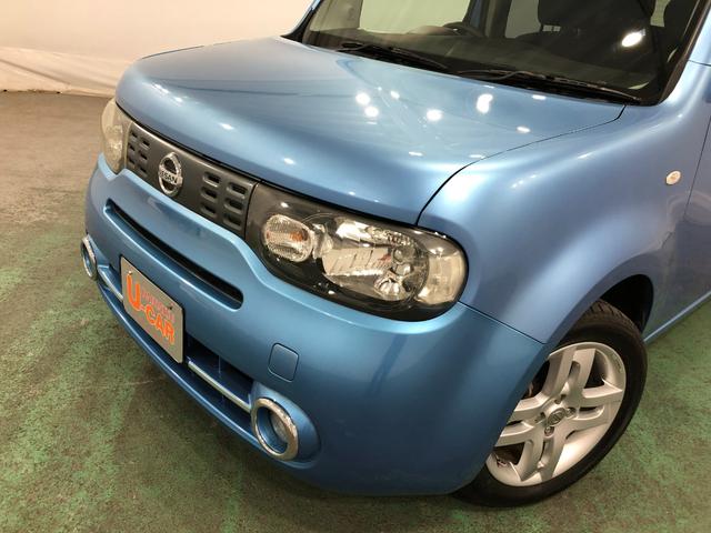 キューブ１５Ｇ　車検整備付／走行２２１２１キロ／ナビバックカメラ１年保証距離無制限付き　オートエアコン　ナビバックカメラ　キーフリー　純正フロアマット　ベンチシート　純正リアスモークガラス　純正アルミホイール（埼玉県）の中古車