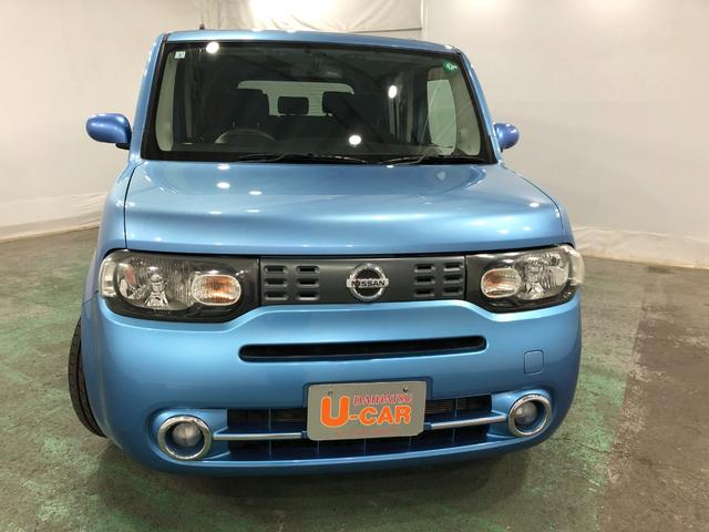 キューブ１５Ｇ　車検整備付／走行２２１２１キロ／ナビバックカメラ１年保証距離無制限付き　オートエアコン　ナビバックカメラ　キーフリー　純正フロアマット　ベンチシート　純正リアスモークガラス　純正アルミホイール（埼玉県）の中古車