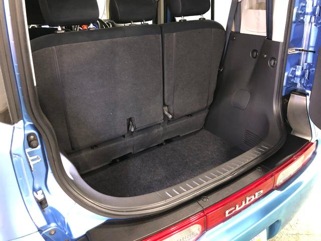 キューブ１５Ｇ　車検整備付／走行２２１２１キロ／ナビバックカメラ１年保証距離無制限付き　オートエアコン　ナビバックカメラ　キーフリー　純正フロアマット　ベンチシート　純正リアスモークガラス　純正アルミホイール（埼玉県）の中古車